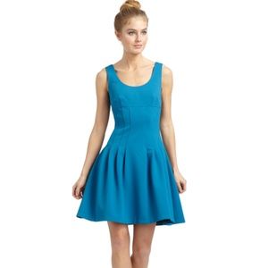 Turquoise Blue Z Spoke by Zac Posen Cocktail Dress